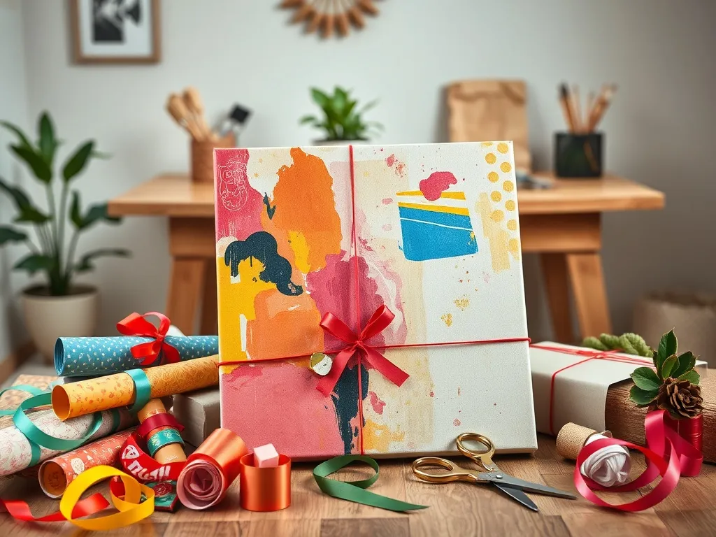 Jak zapakować obraz na prezent?