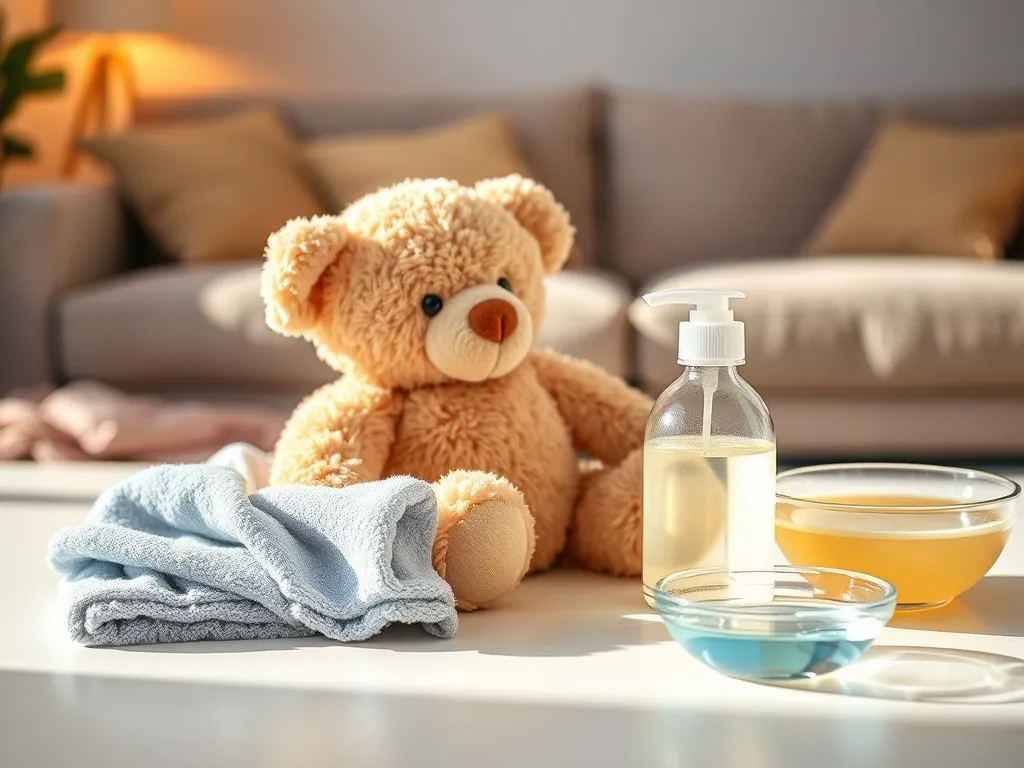 Jak wyczyścić pluszowe zabawki grające?